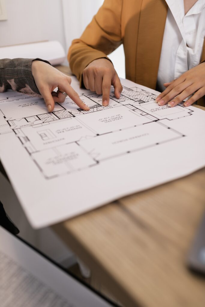 How To Get An FHA Construction Loan: consulting with a 203(k) consultant on house plans