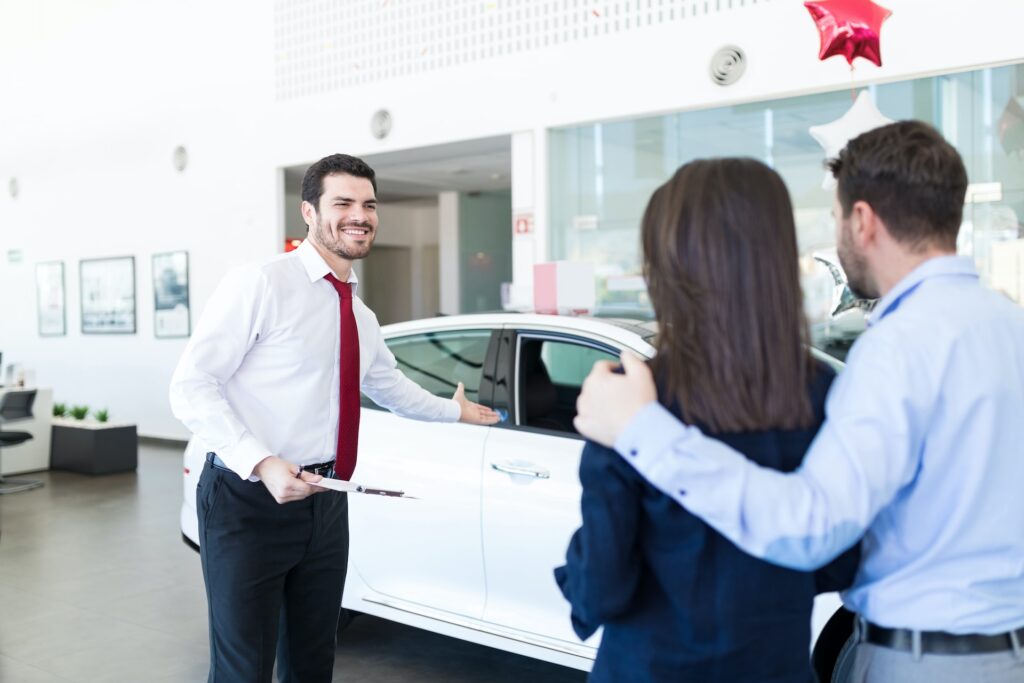 A car salesperson talks about $500 down on a car no credit check is possible